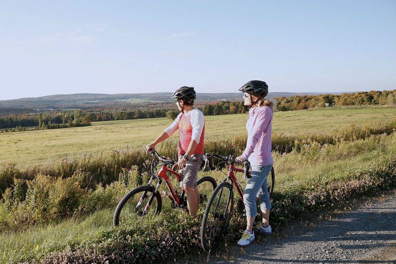 Une randonnée agroalimentaire en vélo au cœur du Val-Saint-François